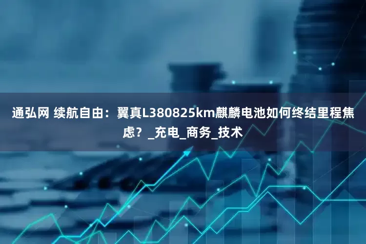 通弘网 续航自由：翼真L380825km麒麟电池如何终结里程焦虑？_充电_商务_技术