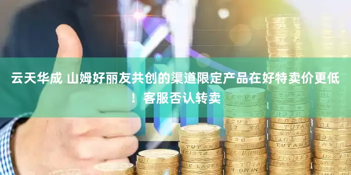 云天华成 山姆好丽友共创的渠道限定产品在好特卖价更低！客服否认转卖